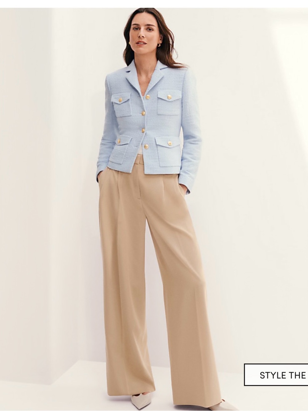 Ann Taylor Pleated wide-Leg Pants